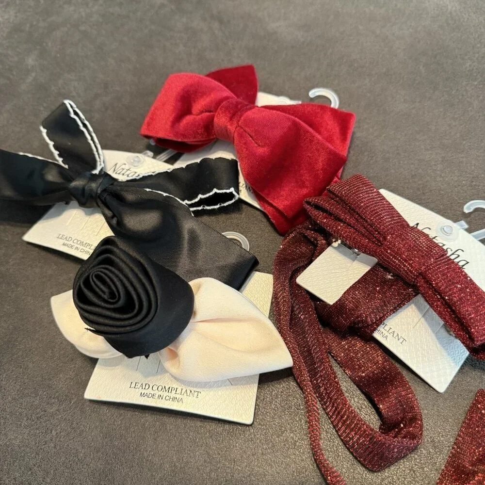 Natasha Colorful Aesthetic Minimalist Stylish Hair Accessories Bundle NWT